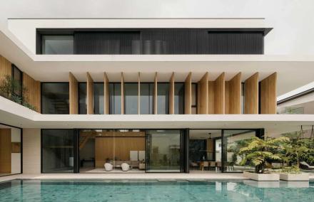  Biệt thự 900m2 tại Singapore: Tuyệt t&aacute;c kiến tr&uacute;c nhiệt đới &ocirc;m trọn bể bơi 25m | Hưng Ch&iacute;nh